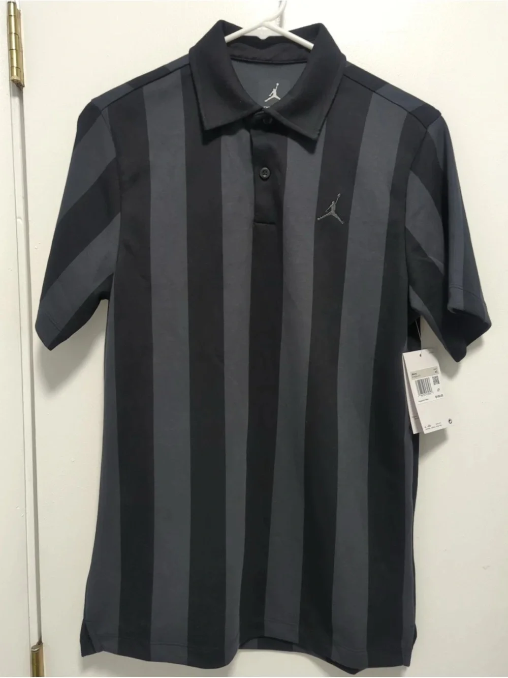 Nike Air Jordan Dri-fit Polo Shirt Black IF2930-010 Golf Soccer New Mens Size M